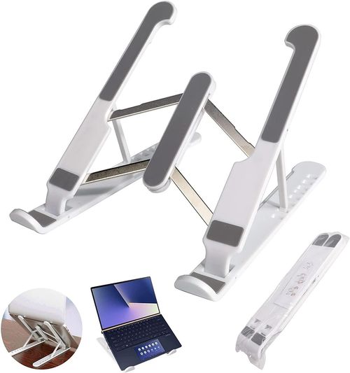 MaxLift 8-Angle Adjustable Laptop Stand: Ergonomic & Portable, 15.6” Max